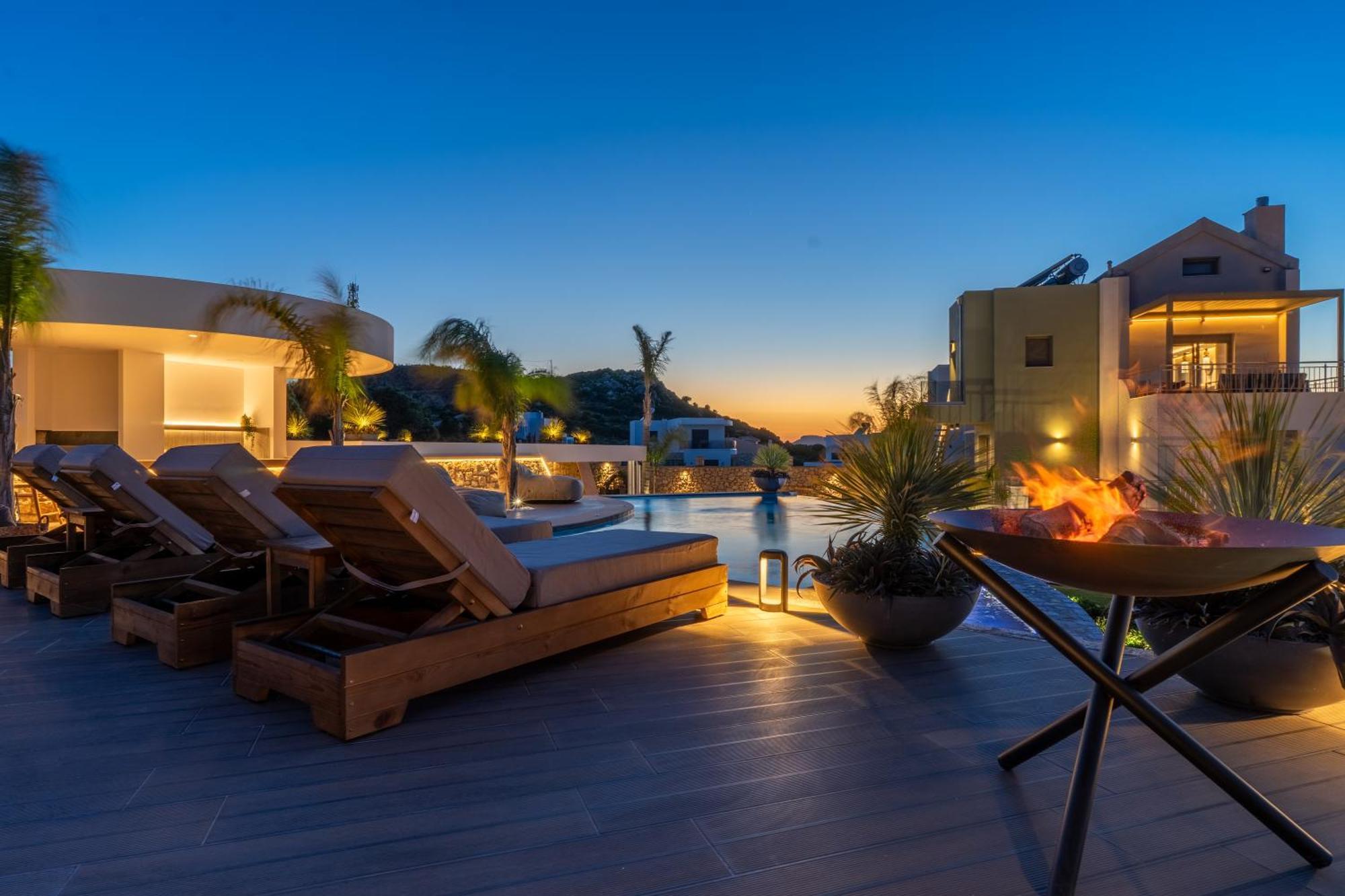 Rhode Luxury Villa Kalithies Extérieur photo